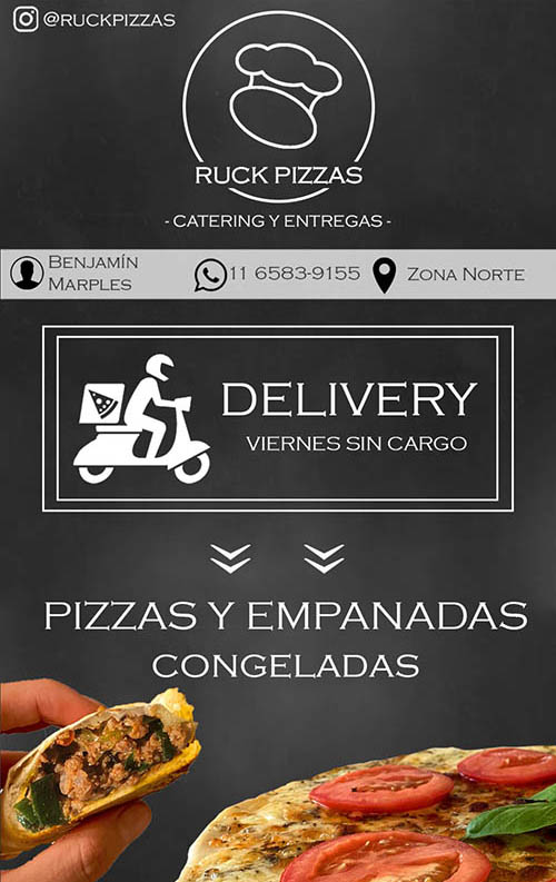 ruck pizzas cortado